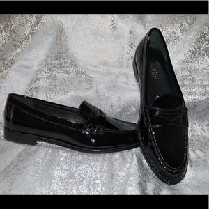 Ralph Lauren Patent Leather Slip-on Loafers